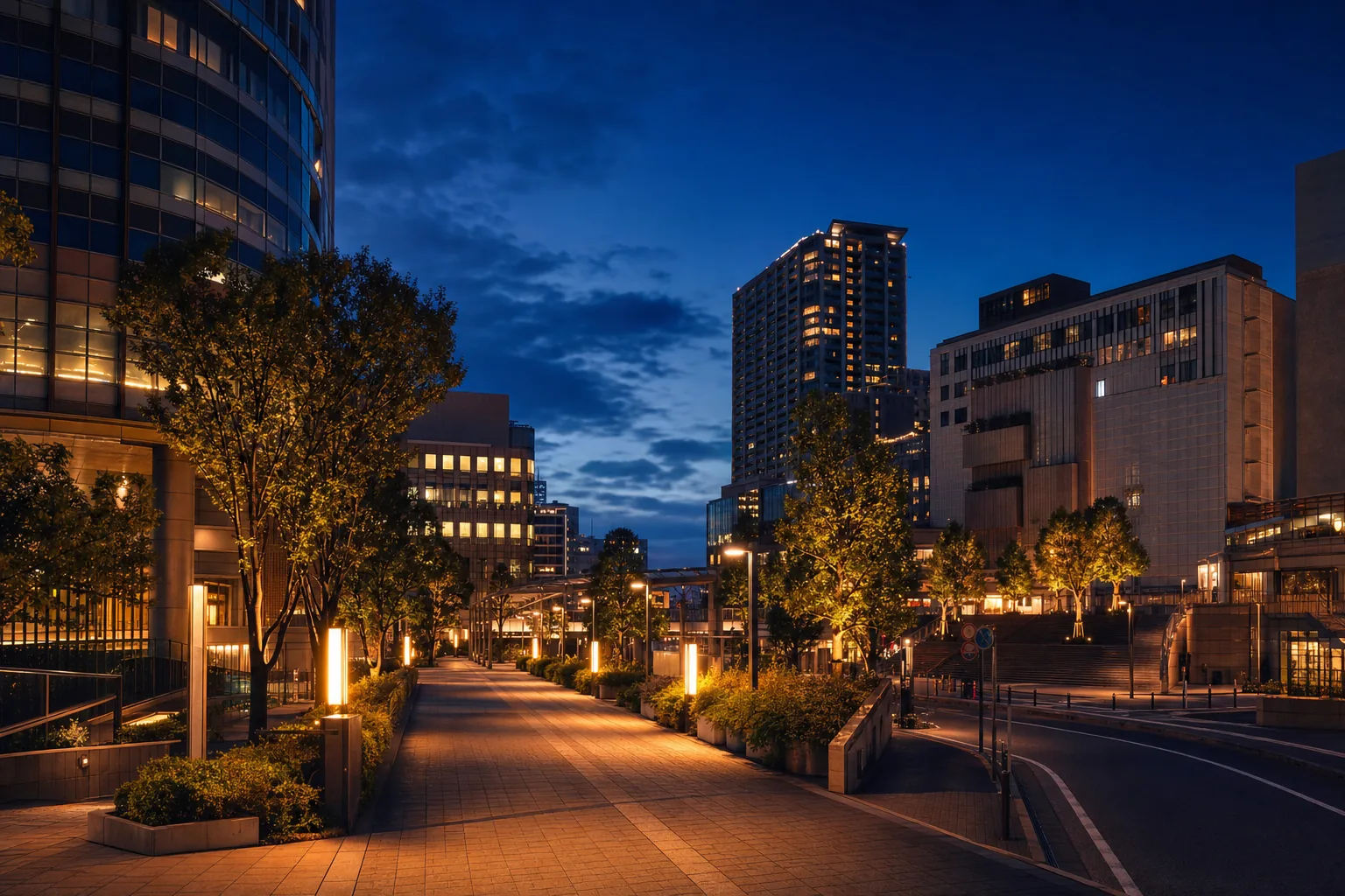 八王子 メンズエステ DoraSPA 最寄りの八王子駅周辺の夜景